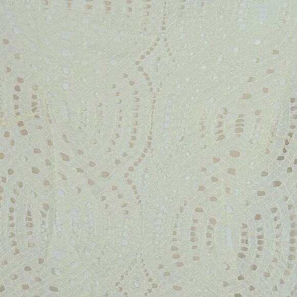 J. Crew Lace Overlay Ivory T-Shirt Size 4 - Picture 8 of 13